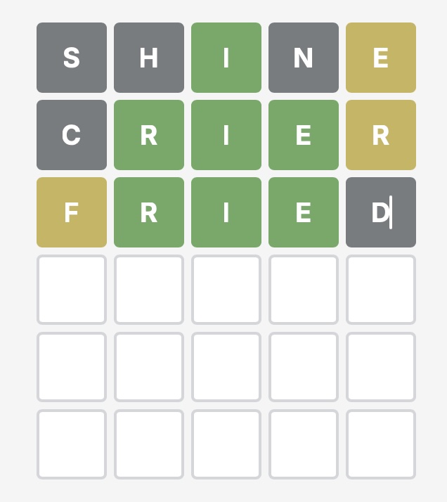 Help instructions showing the Wordle helper